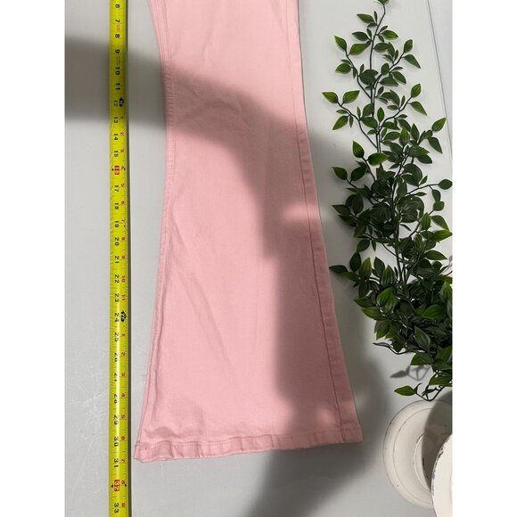 Cotton:On Womens Original Flare Jeans 6 US / 10 AU Pink Sustainable - Picture 10 of 16